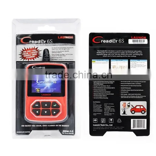 100% Original Auto Code Reader EU/USA/Asian Version Original Launch X431 Creader VI Plus Creader 6S With Good Feedback photo-6