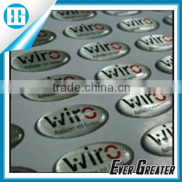 Customized Epoxy Resin Dome Sticker Strong Adhensive Die Cut Domed Sticker photo-3