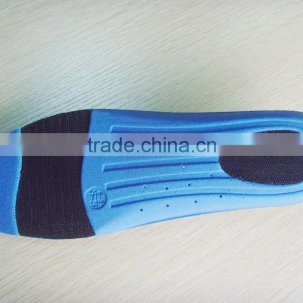EVA Soft Foam Insole Massage Footbed Shock Absorbing Insole 2 Layers Design Insole For Sports Shoes Footbed Manufacturer China photo-4