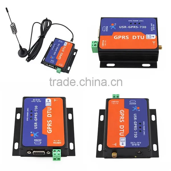 USR-GPRS232-730 Industrial GPRS DTU Rs232/485 GPRS GSM Converter photo-5