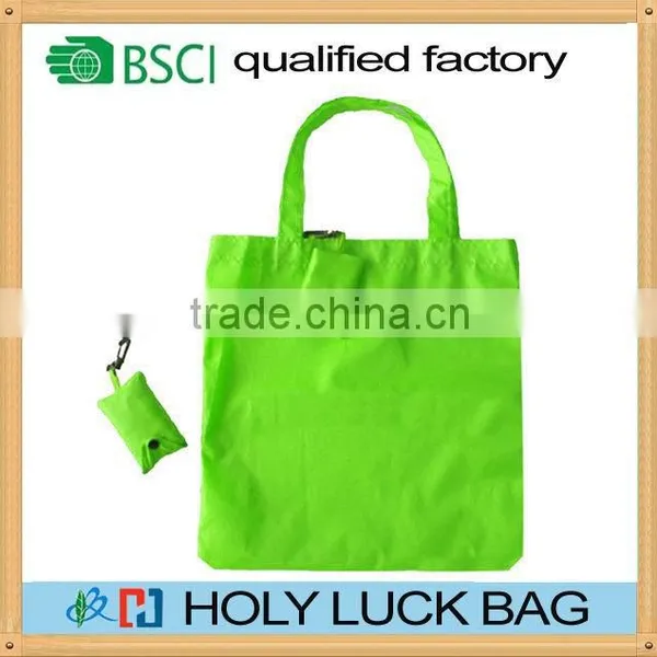 Wholesale Reusable Eco Friendly Folding Shopping Bag With Small Pouch photo-6