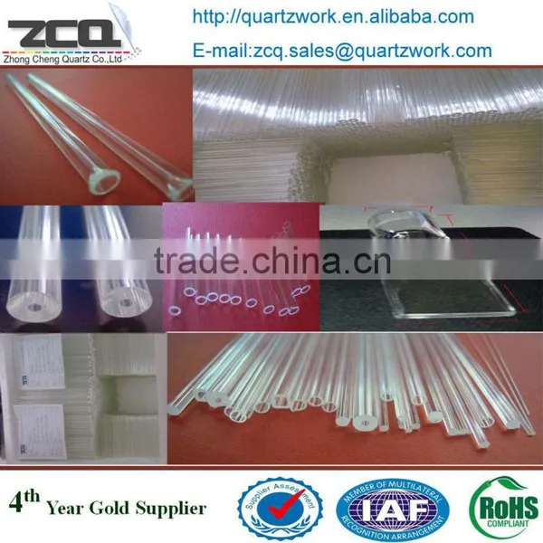 Pyrex Capillary Quartz Glass Tube With 4 Holes or Horn for Sale photo-6