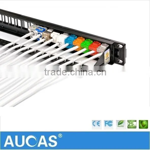 High Quality 1u 19 Inch Rack Blank Patch Panels 24 Port photo-3