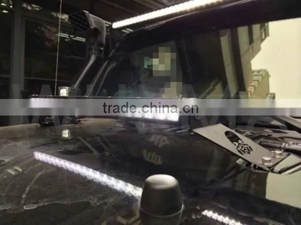 Jeep JK Hood 21.5 Inch LED Light Bar Mount Kit photo-5
