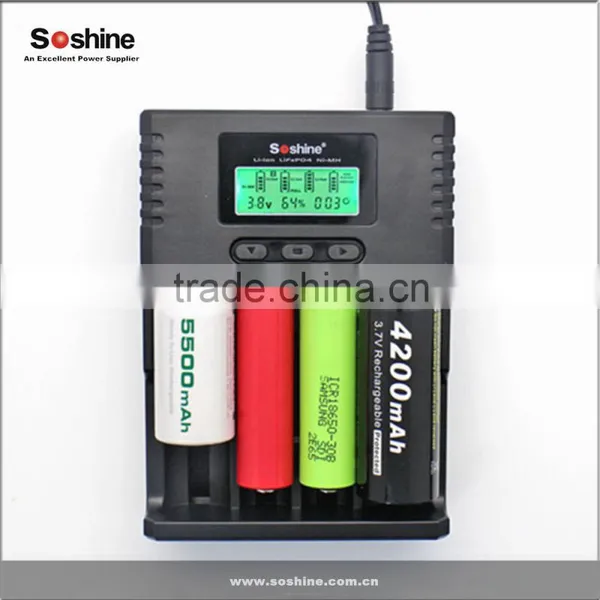 3.7V / 3.2V /1.2V Battery Charger Soshine SC-H4 Unversal Charger With CE / FCC/ Rohs Certificate photo-4
