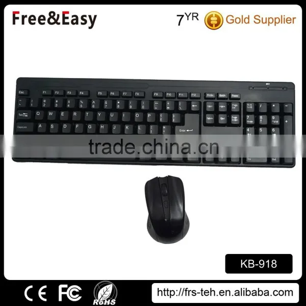 2016 Black Color Wireless Keyboard and Mouse Combo Factory Price photo-3