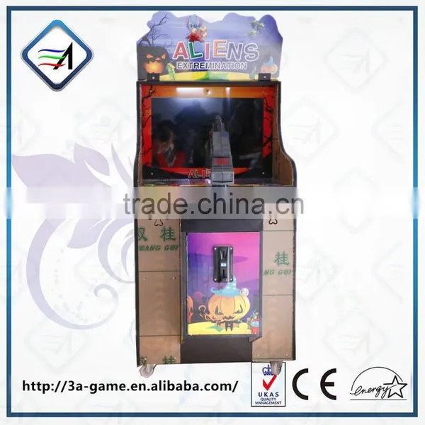 22 Inch Indoor Amusement Coin Operated Aliens Extermination Game Machine