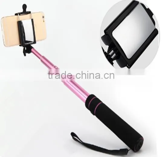 Mini Handheld Monopod Selfie Stick With Bluetooth Shutter Button photo-2