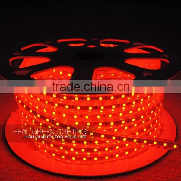 220V SMD5050 60leds/m Red LED Strip Light photo-2