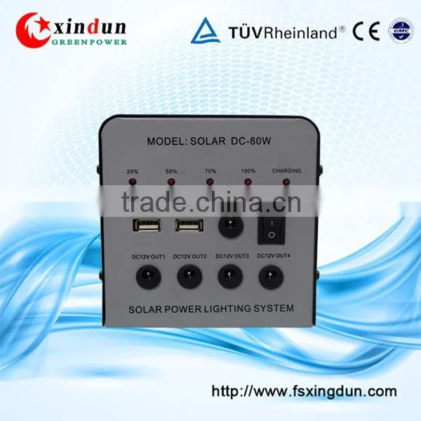 Price Portable Home Mini Project 10W Poly Panel 7ah 12V Solar Led Kit Solar Lighting System With Mobile Charger for Indoor Quality Choice photo-3