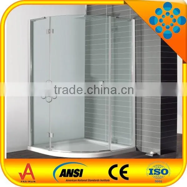 Tempered Glass Cheap Shower Enclosure/sliding Door and ABS or Acrylic Tray Shower Cabin photo-2