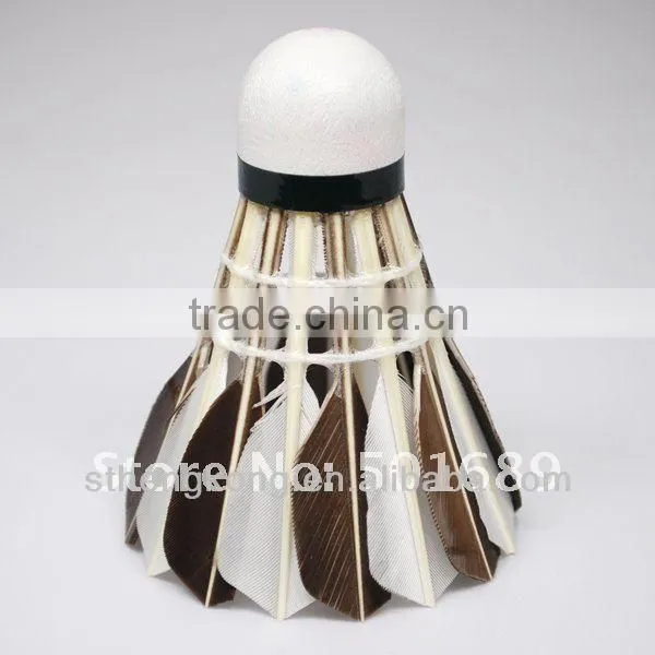 Export to Europe Improve the Ability to Respond /best Black&white Goose Feather Shuttlecock for Training photo-2