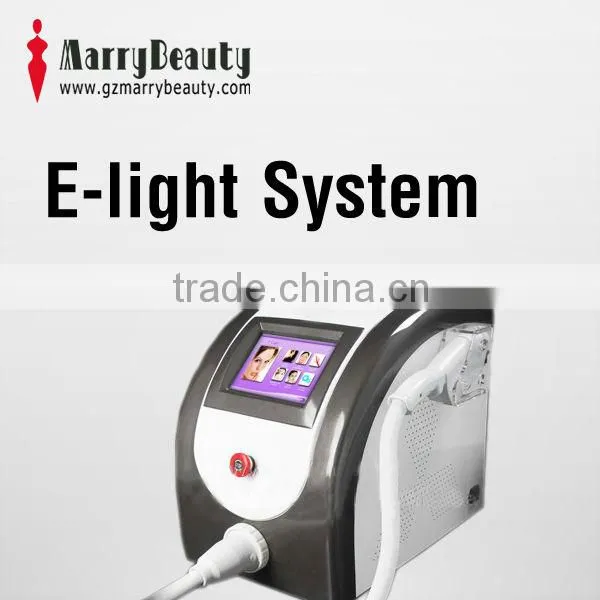 Vascular Therapy 2013 Newest Product Legs Hair Removal E-light IPL RF Beauty Equipment 7.4 Inch