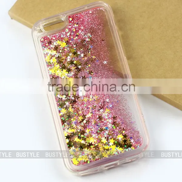 Custom Transparent Liquid Glitter Case for IPhone for Samsung Mobile Phone Cover Quality Choice photo-3