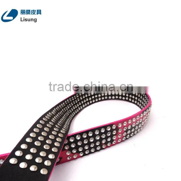 Cheap Rhinestone Strass Studded Fake Leather Cowgirl Belt photo-6