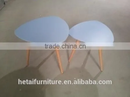 Wooden Coffee Table Set, Modern Table photo-4