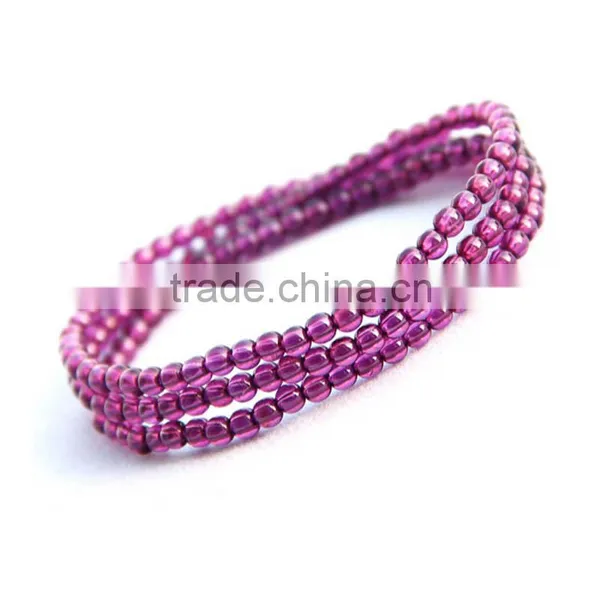 Fashion Jewelry Crystal Jewelry Wholesale Hot Purple Rose 567A Purple Teeth Ukraine GARNET BRACELET MULTI Ring on Hand photo-4