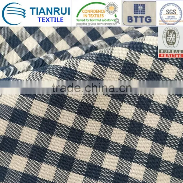 C100& Fashional Gingham for Workwear and Garment