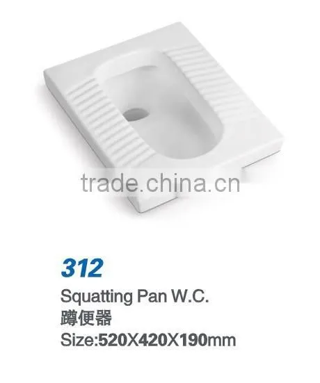 Hot Sale Cheap Price Ceramic Squatting Pan photo-4
