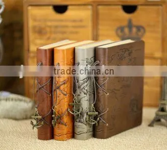 Hard Cover Customised Logo PU Leather Notebook Printing photo-2