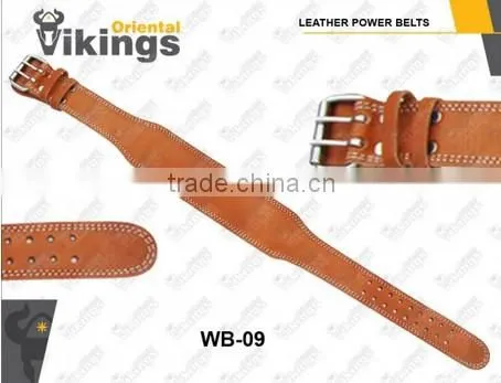 WEIGHT LIFTING LEATHER BELT
