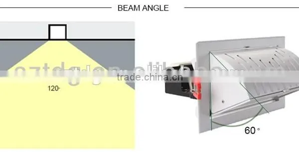 Dimmable Samsung 5630 SMD 28W 38W 48W LED Recessed Ceiling Light for Commercial Indoor Lighting photo-2