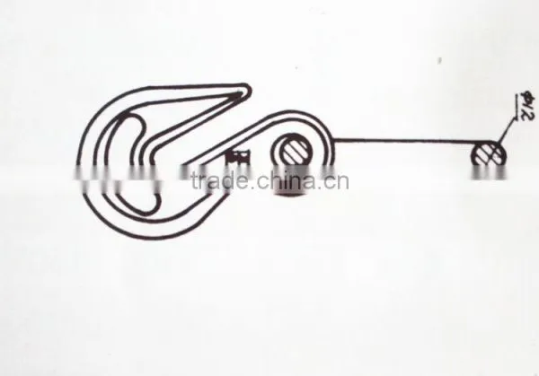 1/2"PEAR LINK WITH 3/8" EYE GRAB HOOK photo-2