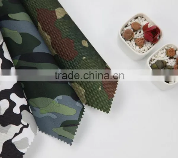 PU/PVC/silver Coating Taffeta Fabric Waterproof Fabric for Camouflage Fabric