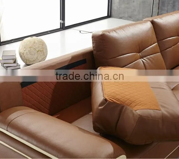 2016 Latest Living Room Reclining Sectional Sofa Design Sri Lanka photo-3