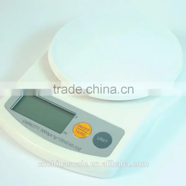 HCK-3 White Simple Design Electric Food Scale photo-5