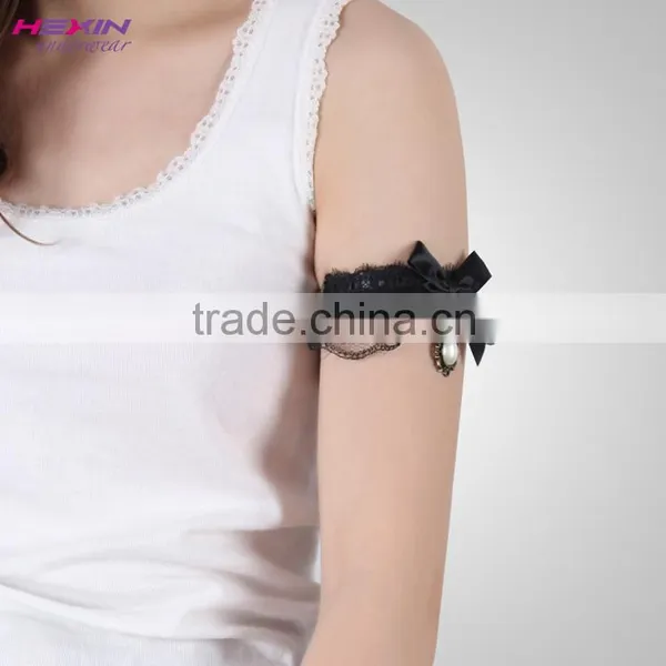 Gothic Lace Handmade Tassel Gothic Beads Drop Chain Bracelets photo-5