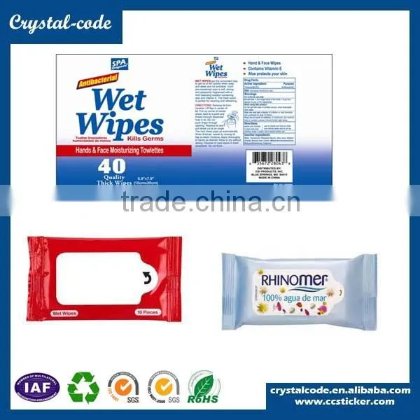 Daily Use Opening Roll Printing Wet Wipes Label photo-4