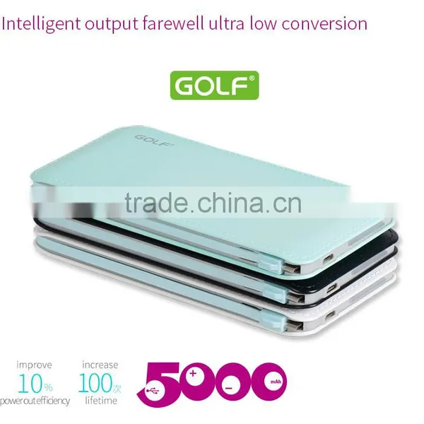 Hot Selling Custom Logo 5000mAh Capacity Portable Power Bank USB Cable 5000mah Power Bank /universal Portable Power Bank photo-4