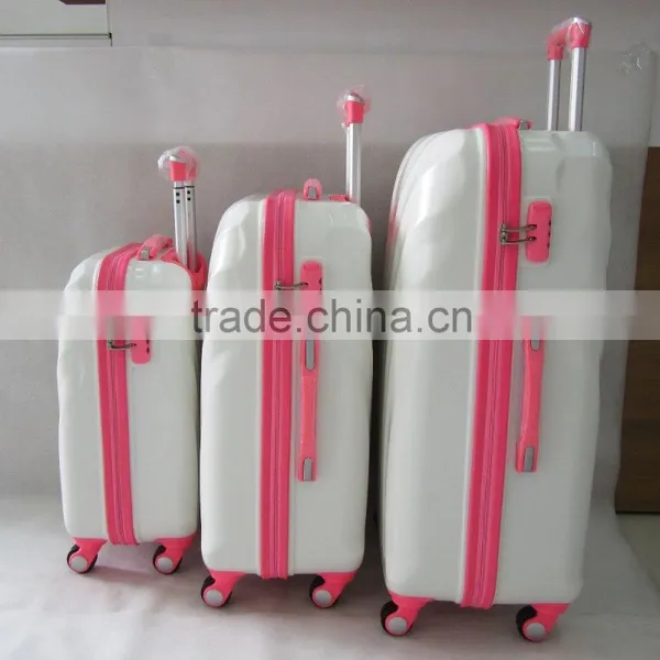 Beautiful Eliment Shinny ABS+PC Fashion Trolley Luggage photo-3