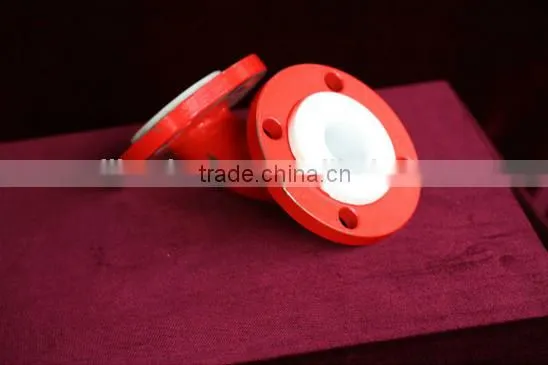DN50/DN80 Ductile Iron All Flanged Tee and PTFE Anti-corrosion Pipe Through the ISO9001 Certification photo-2