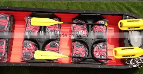 Simple Plastic Big Fishing Boat for 8-10people Together photo-2