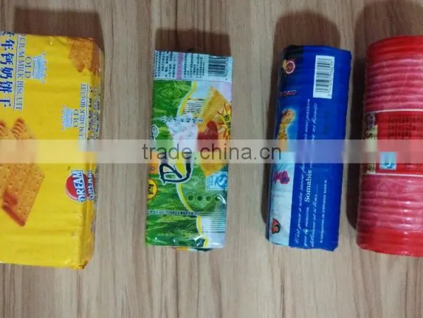 New Product Trayless On Edge Automatic Envelope Type Biscuit Wrapping/Packing Machine photo-6