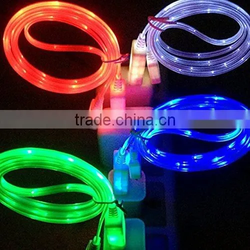 2 in 1 Wire Data Power Micro USB Led Light Cable photo-5