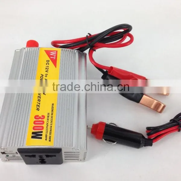 DC 12V to AC 220V Auto Car Power Converter Inverter Adapter Charger With USB Charge 300W photo-3