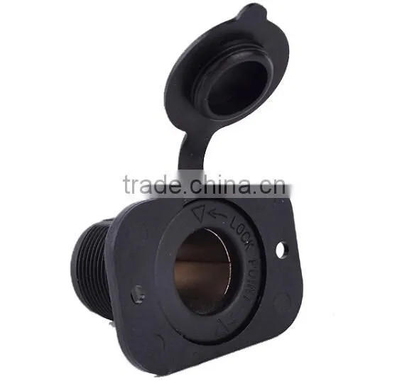 High Quality Waterproof 12v/24v Motorcycle Cigarette Lighter Plug Power Socket photo-5