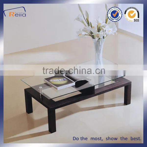 Hot Selling Clear Glass Coffee Table Tea Table photo-2