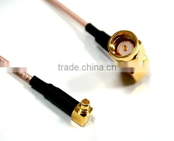 SMA RIGHT ANGLE PLUG TO MMCX RIGHT ANGLE PLUG CABLE