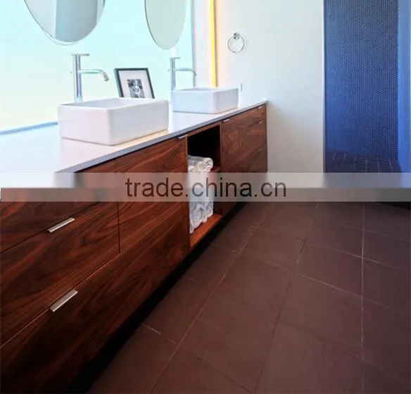 Modular European Style Wood Rotating Bathroom Mirror Cabinet photo-2
