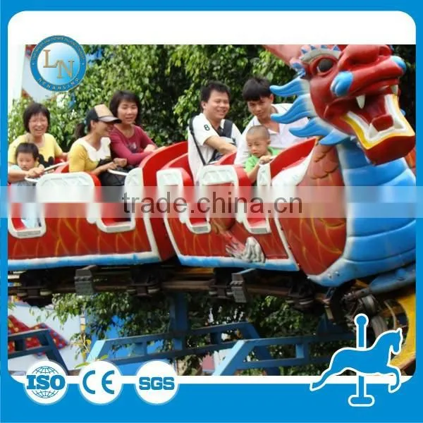 Fair Park Playgound Mini Roller Coaster Electric Trains for Adults Dragon Train photo-6
