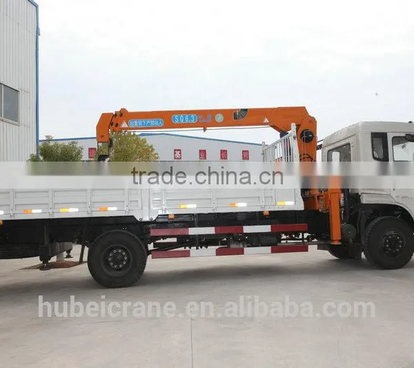 Mini Telescopic Crane on Truck, SQ6.3S3, Truck Mounted Crane With Hydraulic Boom photo-6