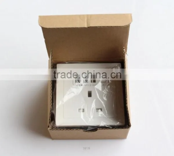 AC 110V-250V UK Socket 3 USB Port DC 5V 2100mA Power Switch Wall Outlet photo-6