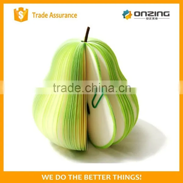 Onzing Custom Printing Fruit Shaped Notepad Memo Pad photo-3