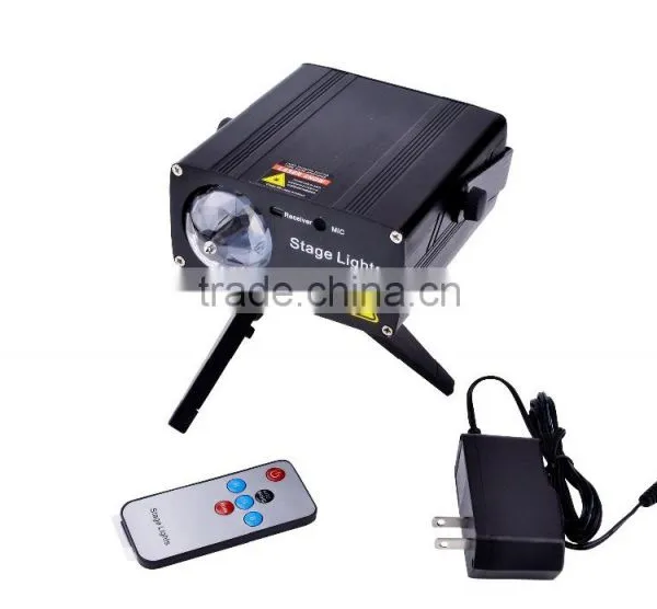DL018 Latest Design Multi Pattern Mini Laser Stage Lighting Projector With Music Controller photo-5