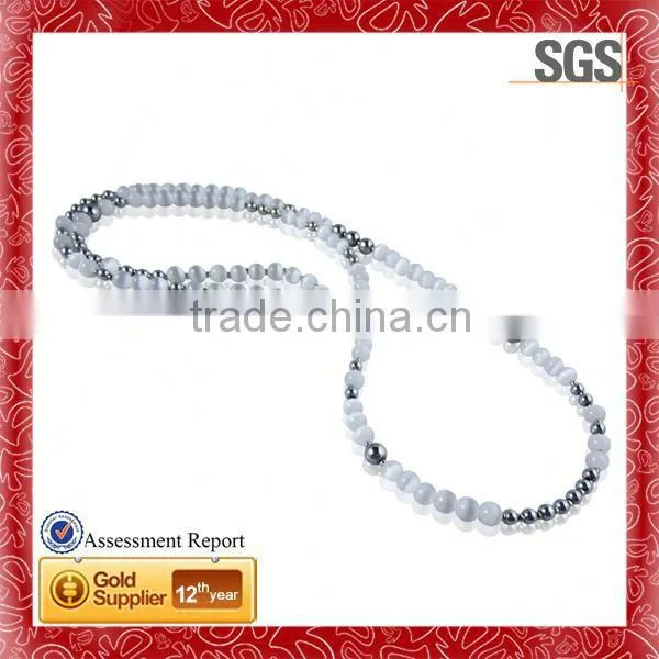 Hematite Magnetic Jewelry Necklace Heart