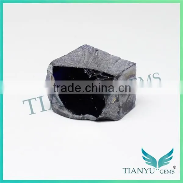 China Wholesale Bulk Rough Gemstones Fancy Nano Sital Blue Sapphire Gemstones in the Rough photo-2